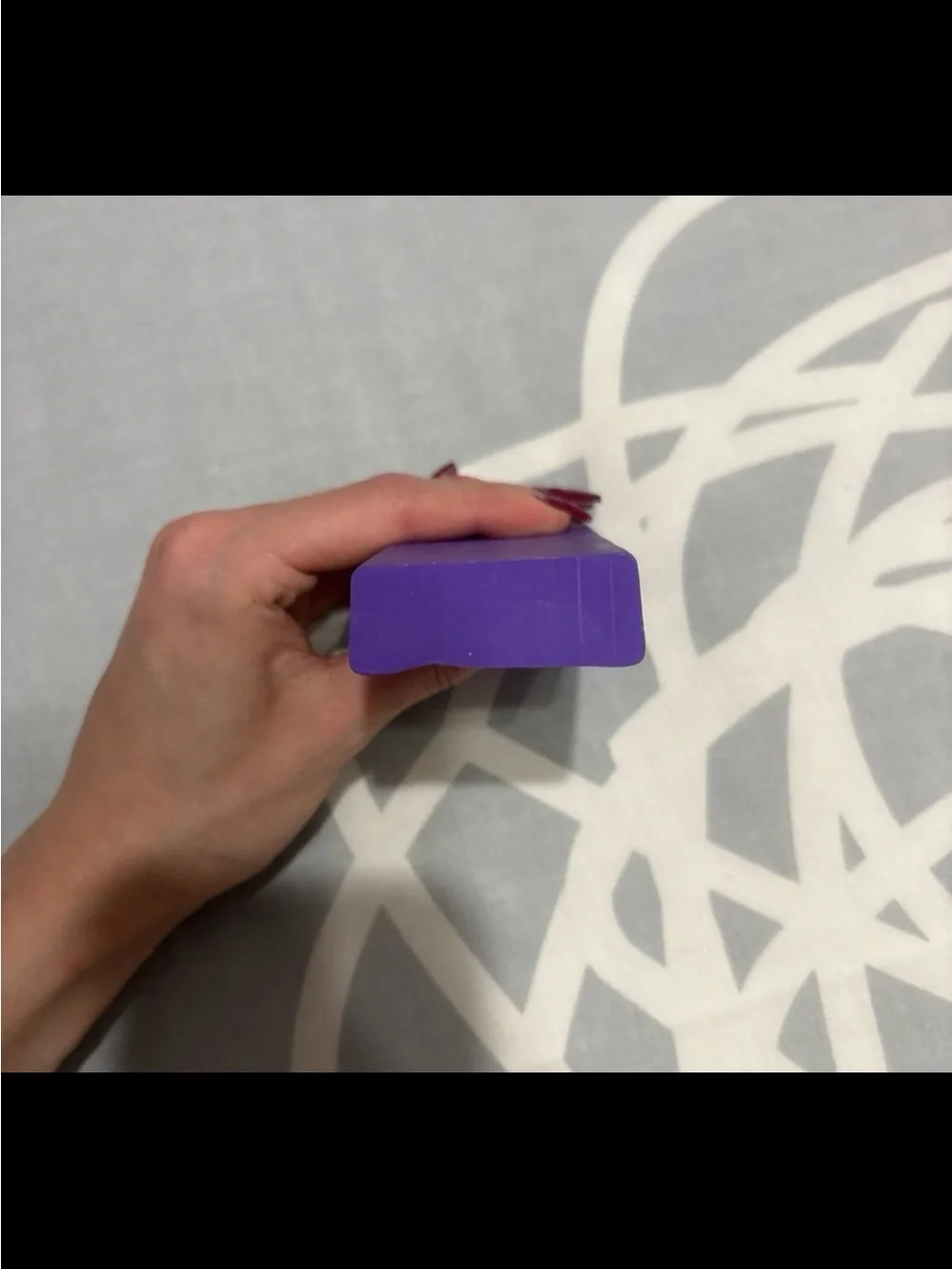 Purple Not Again! Jumbo Eraser